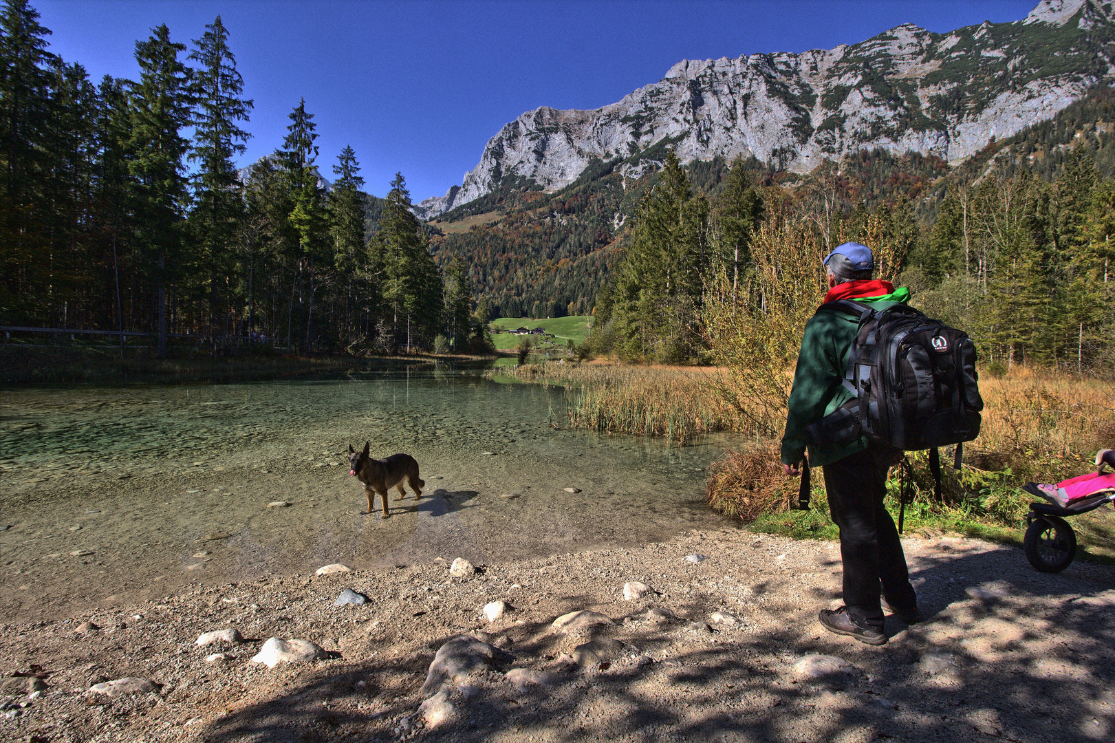 Hintersee im Herbst by Ramsau