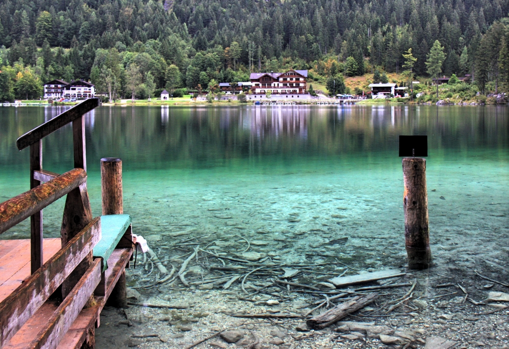 Hintersee mit Fähranleger