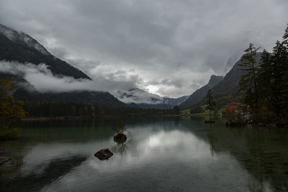 Hintersee mit Wolken