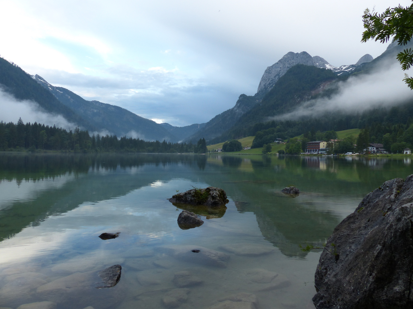 Hintersee nach einem Regen