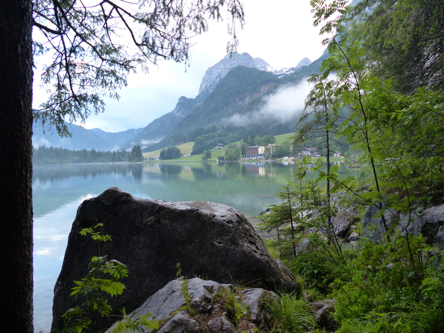 Hintersee nach einem Regen