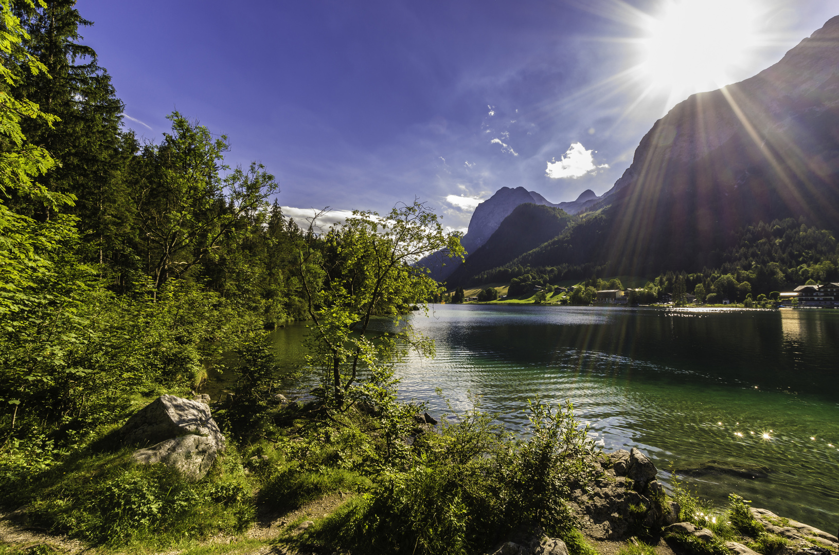 Hintersee Sonnen Durchflutet