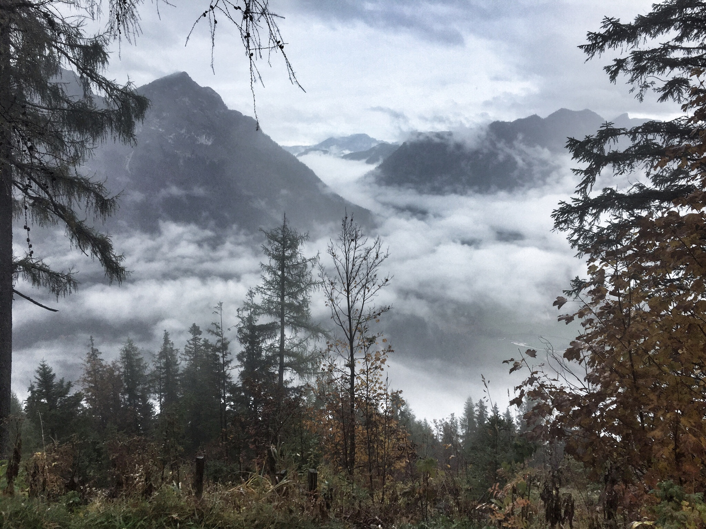 Hintersee unter den Wolken