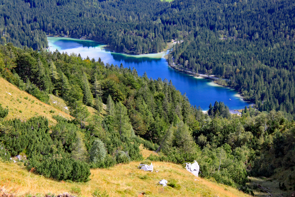 Hintersee von der Halsalm gesehen