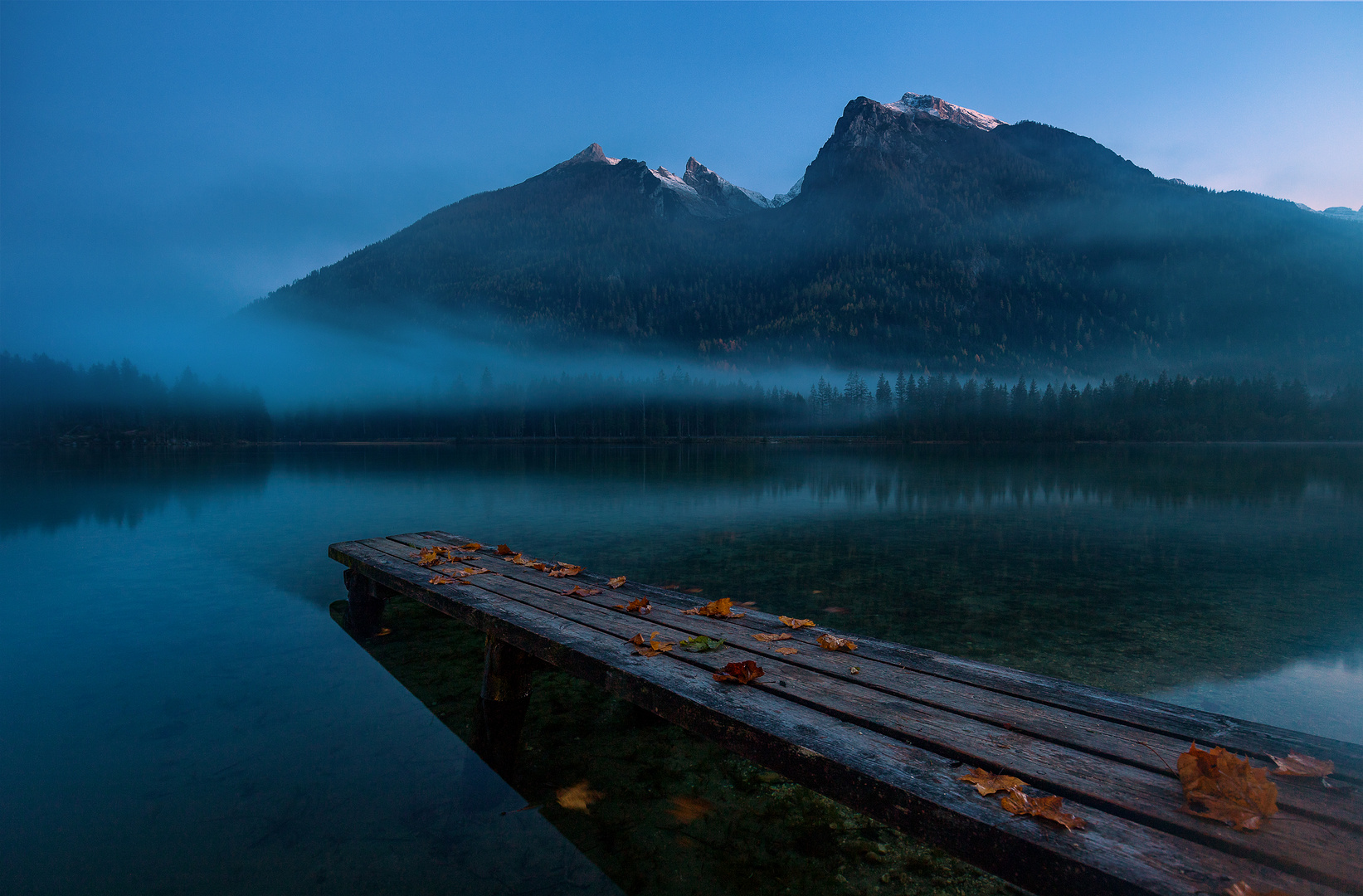 Hintersee zur blauen Stunde