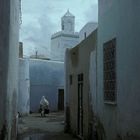 Hinterstrasse in Kairouan (Tunesien)