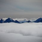 Hintertuxer Gletscher bei Nebel