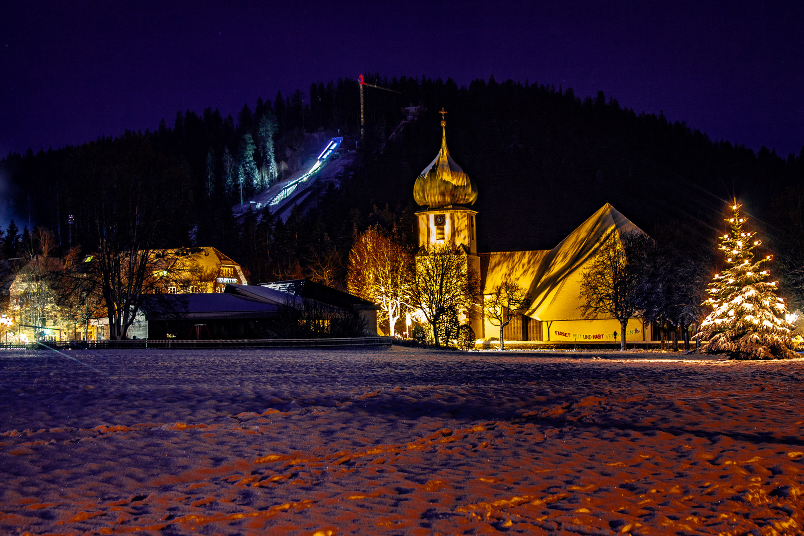 Hinterzarten bei Nacht