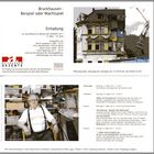 Hinweis auf die Ausstellung   "Bruckhausen - Beispiel oder Machtspiel"