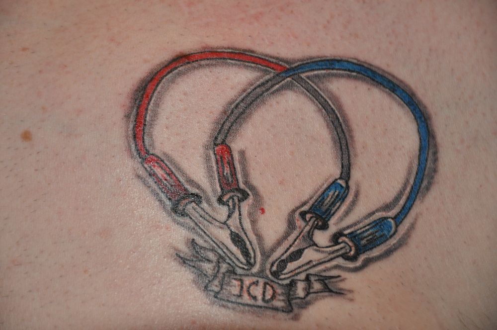 Hinweis Tattoo auf einen Devi ( ICD )
