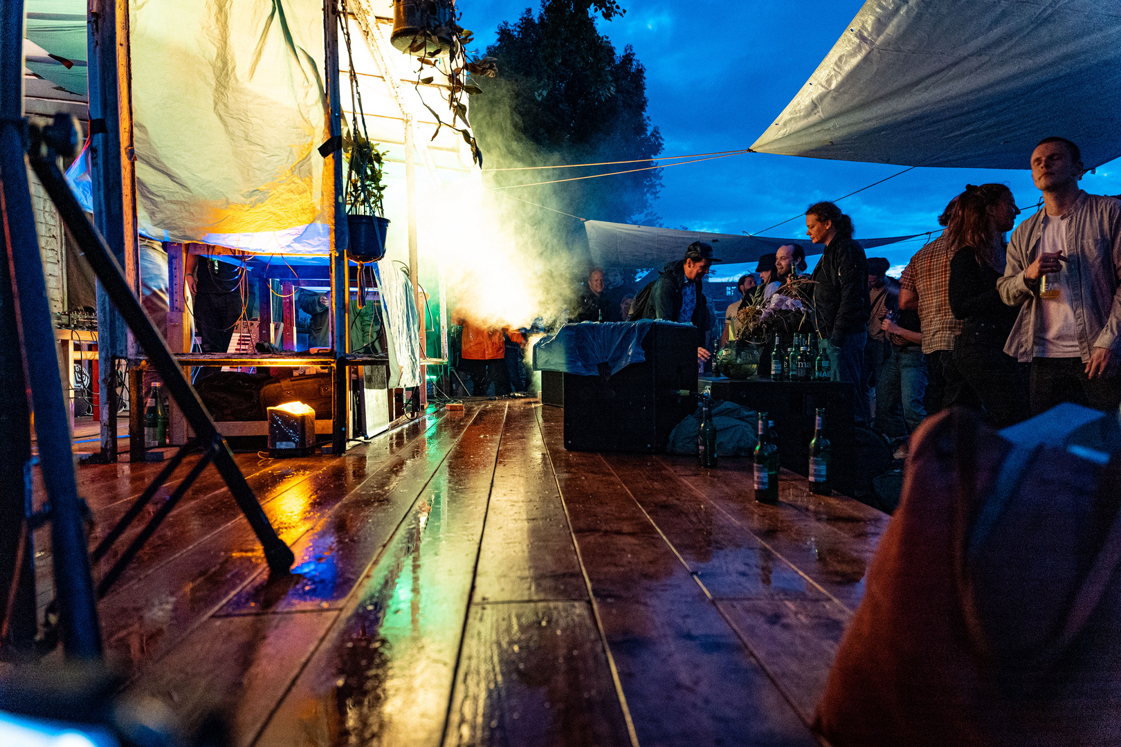 Hippocampusfestival bei Regen