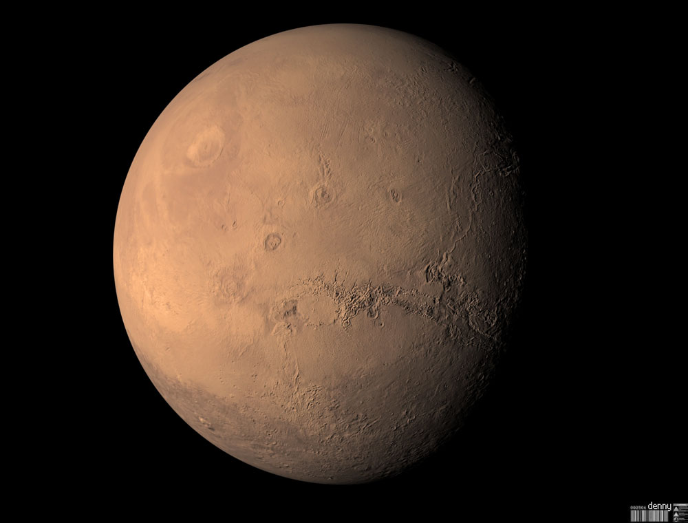 Hires Mars (ohne Textur)