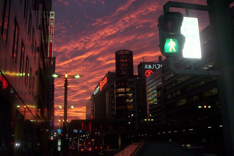 Hiroshima at night