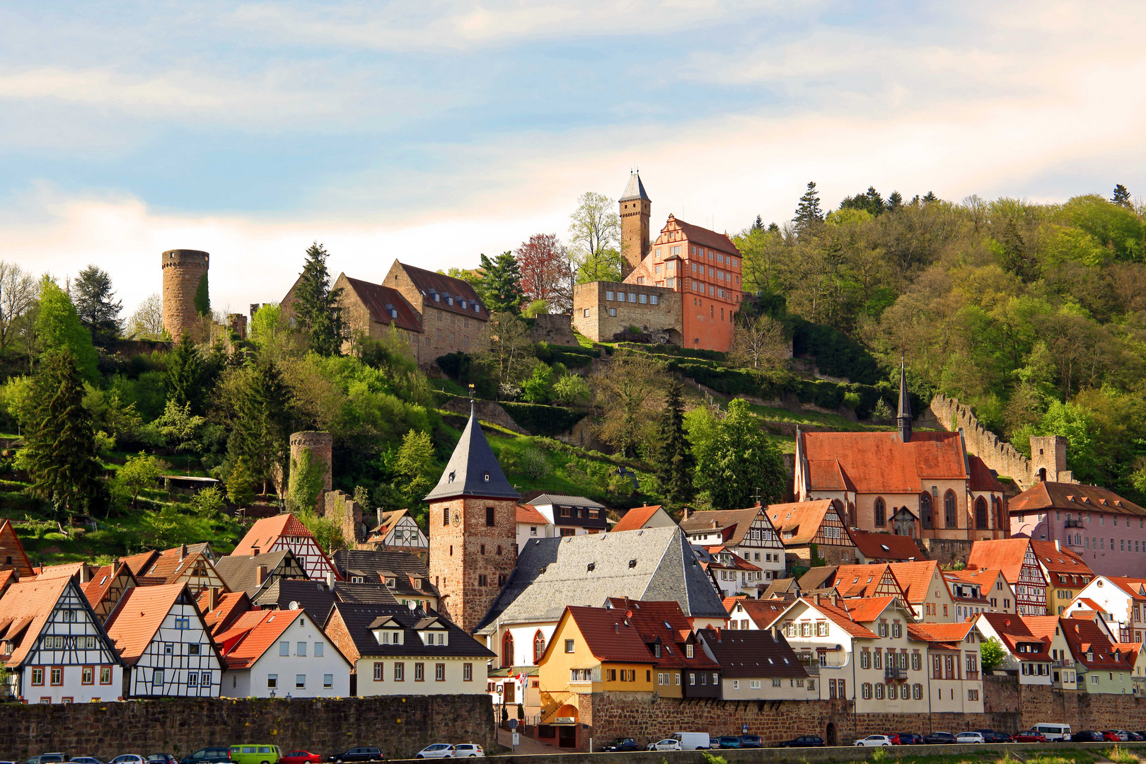 Hirschhorn am Neckar in Hessen