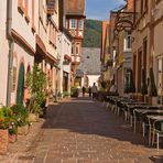 Hirschhorn - ein idyllische Altstadt mit schönen Fachwerkhäusern