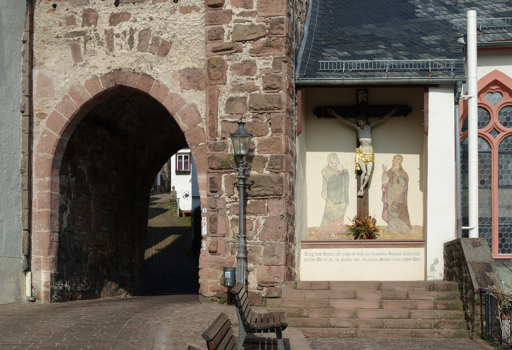 Hirschhorn – Mitteltor und Marktkirche