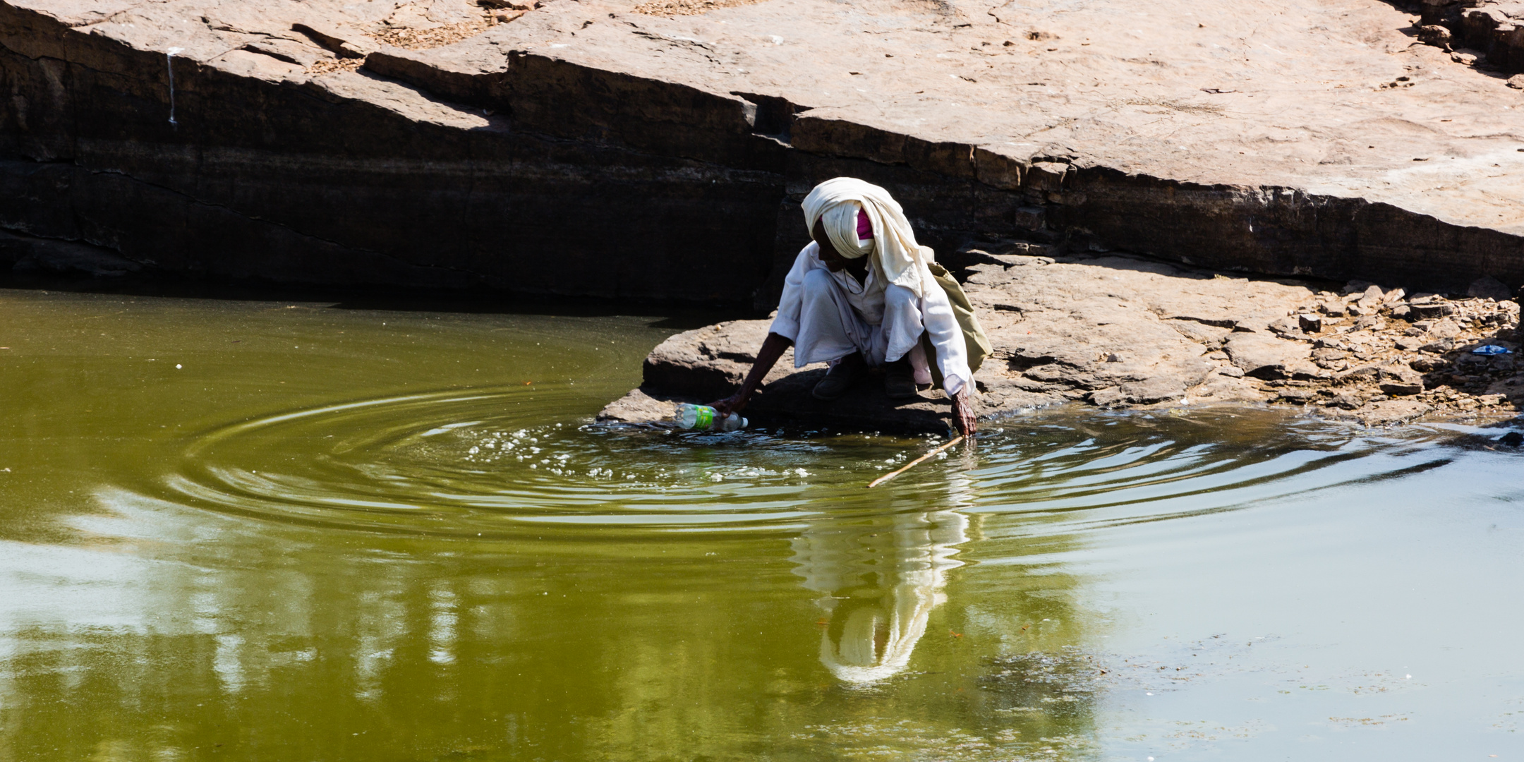 Hirte am Wasser...