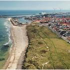 Hirtshals Blick auf den Hafen