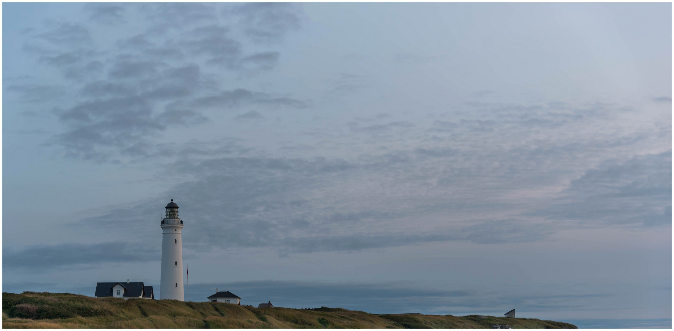 Hirtshals Fyr im Abendlicht