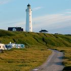 Hirtshals Fyr im Abendlicht