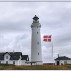 Hirtshals fyr mit Dannebrog