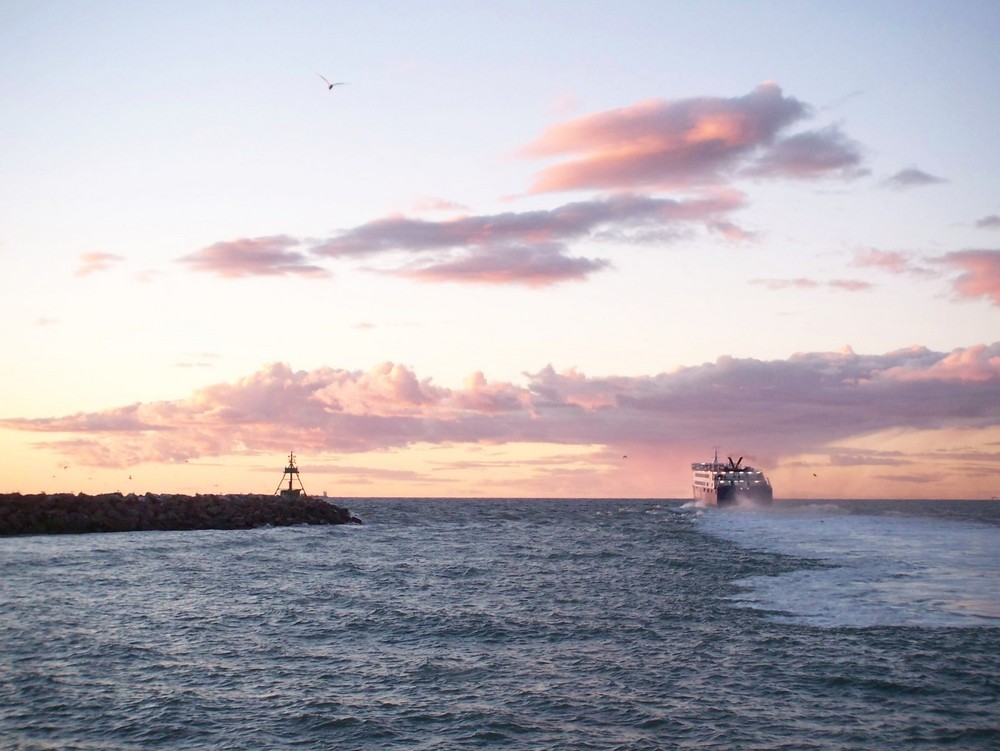 Hirtshals Hafenausfahrt