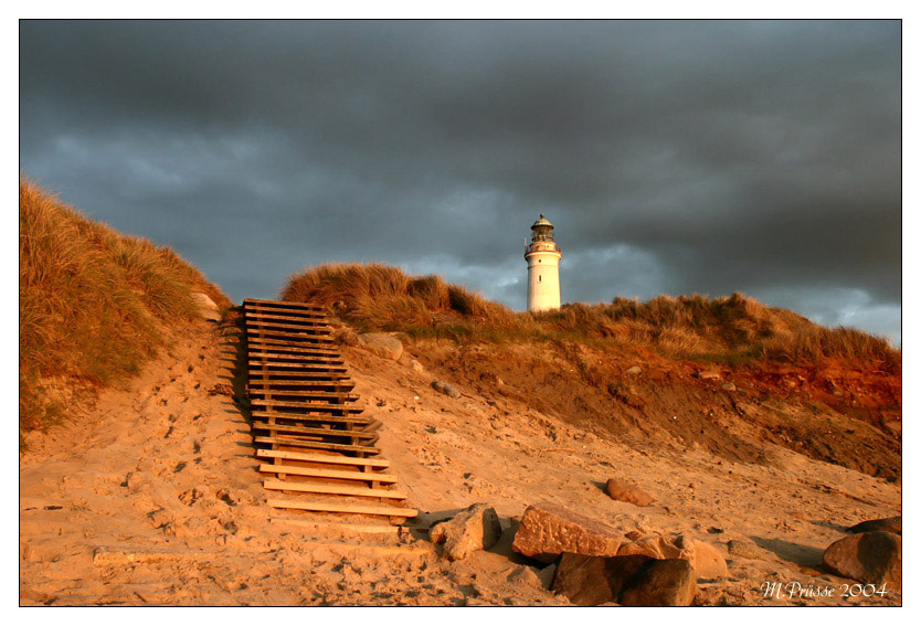 Hirtshals Leuchtturm Abendstimmung