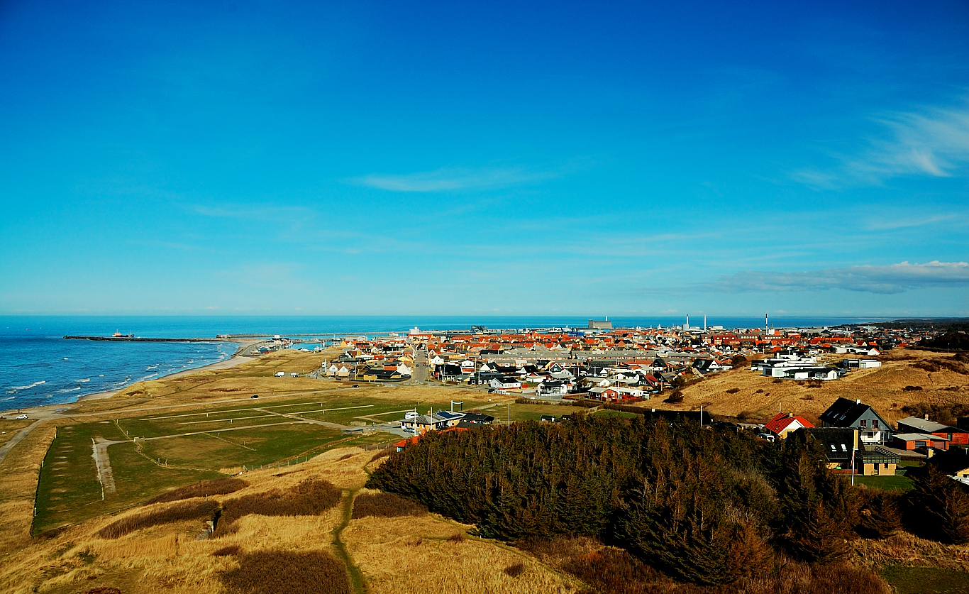 Hirtshals vom Leuchtturm