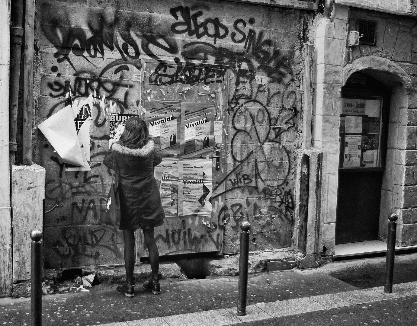 Histoire d'un mur en 4 clichés. 