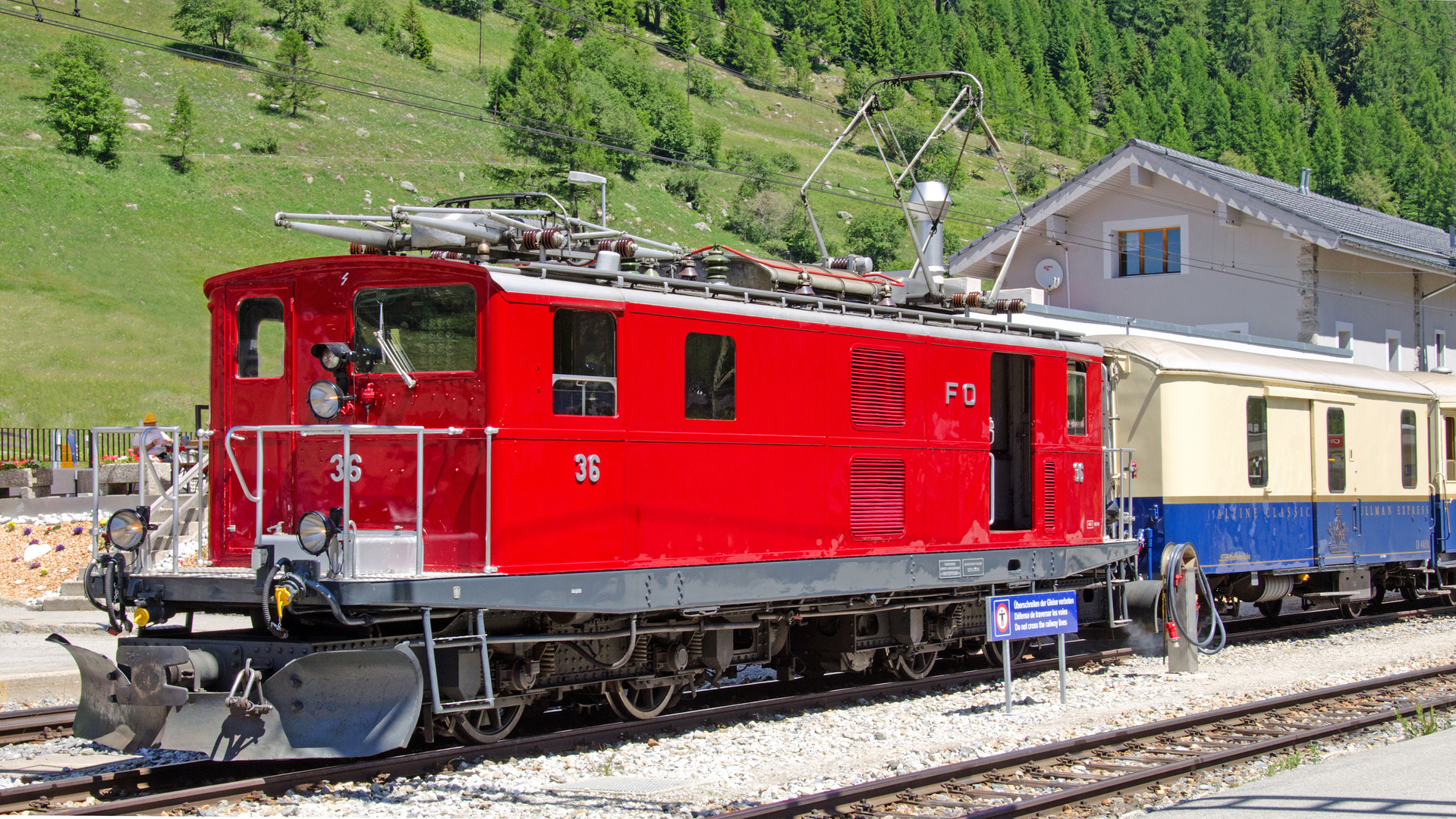 Histor. Glacier.Express Oberwald  21.06.2014  