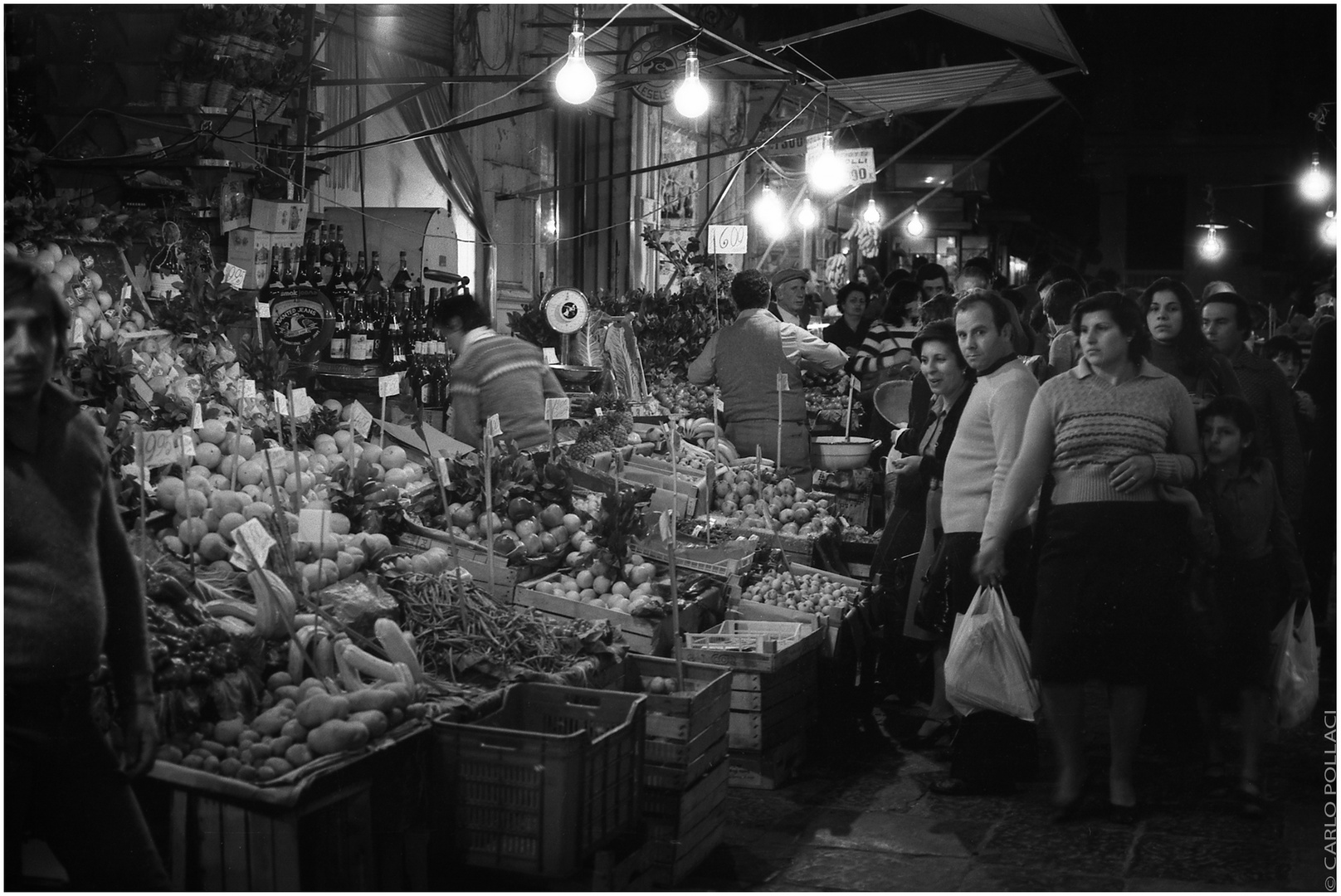 Historical market, the "Vucciria", 1977 #2