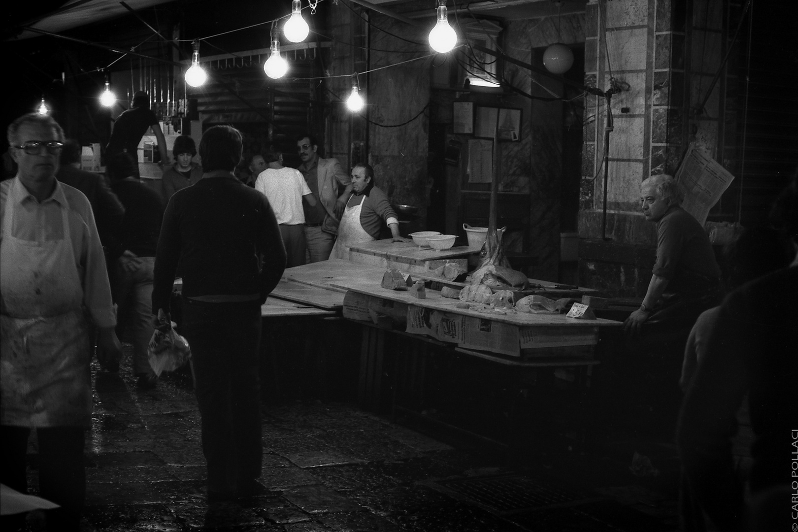 Historical market, the "Vucciria", 1977