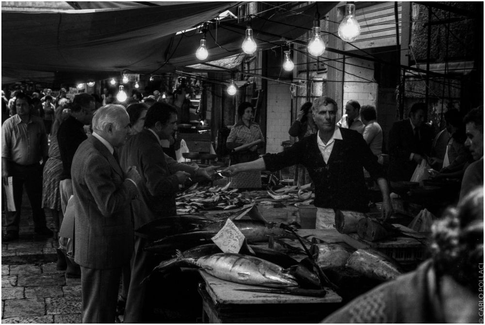 Historical market, the "Vucciria", 1977 #3