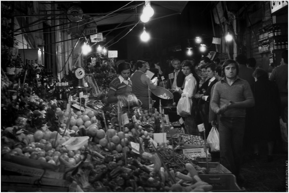 Historical market, the "Vucciria", 1977 #5