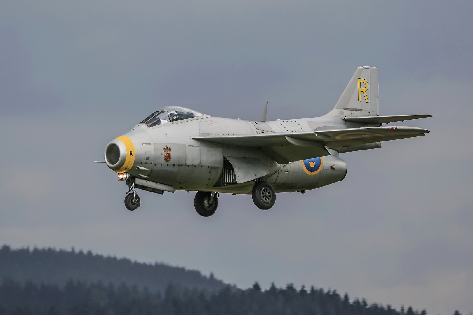 Historie 01 #  SAAB 29 Tunnan aus Schweden