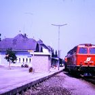 historisch Bad Hall mit Zug 3959 aus Linz 