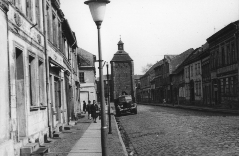 historisch Blick auf Steintor