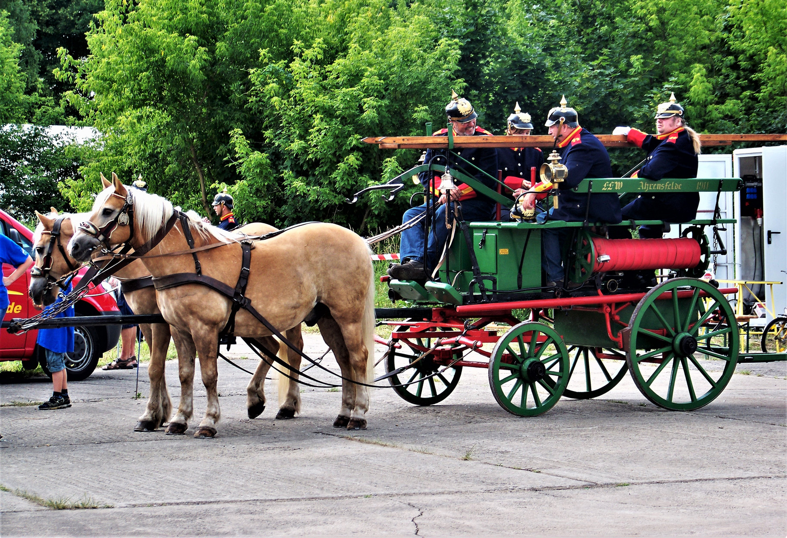 historisch Feuerspritze