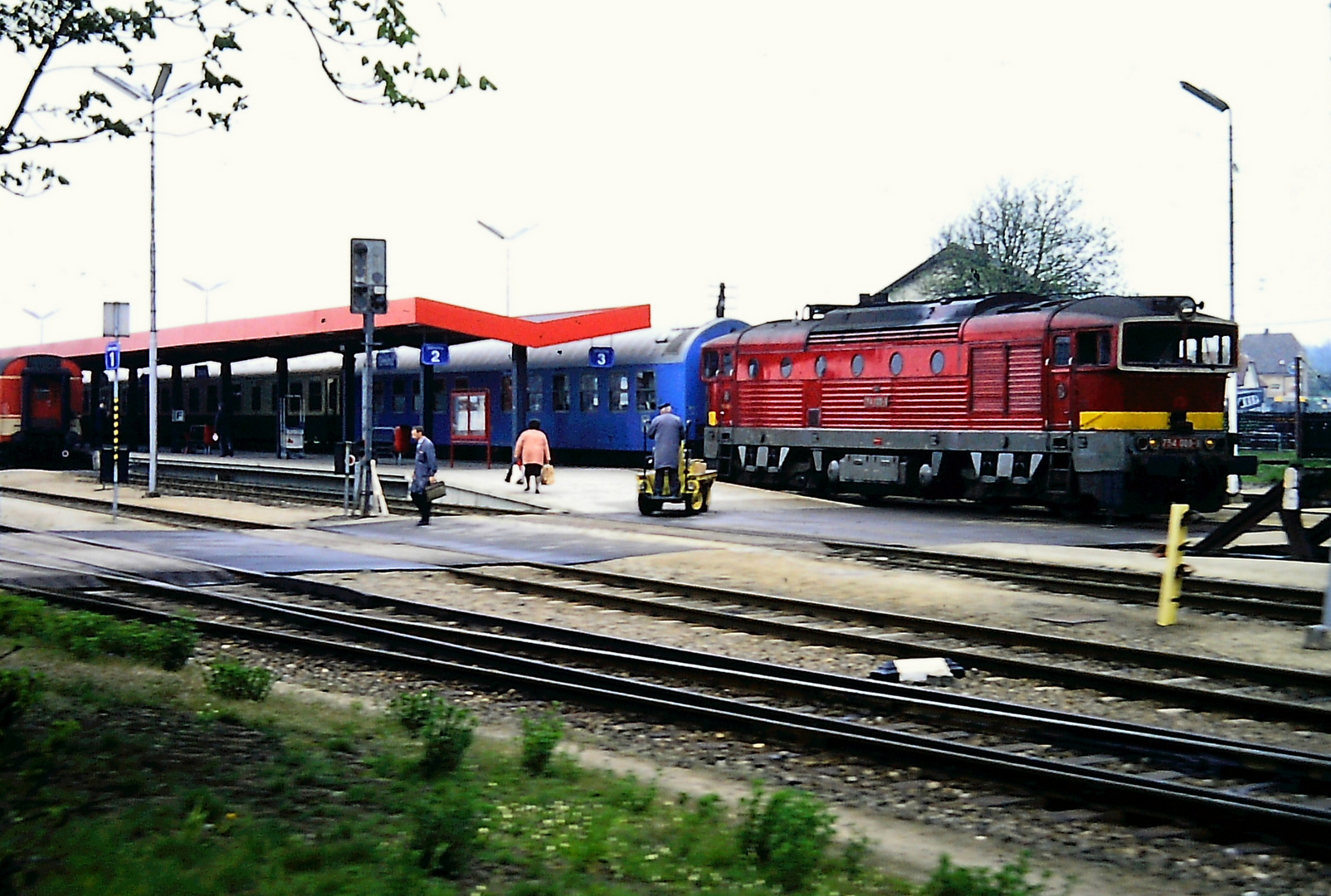 historisch Gmünd NÖ Taucherbrille mit Fernzug nach Prag