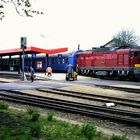 historisch Gmünd NÖ Taucherbrille mit Fernzug nach Prag