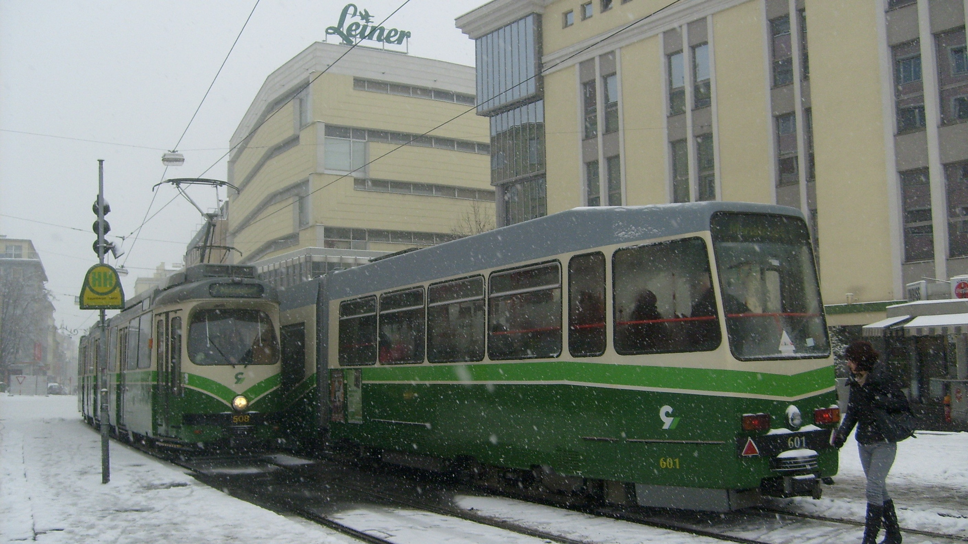 historisch Graz Eggenbergergürtel Tw508 und TW 601