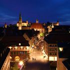 historische Altstadt Nürnberg bei Nacht