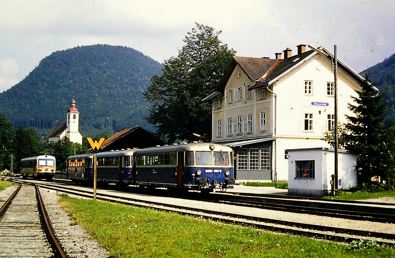 historische Aufnahme Grünau im Almtal