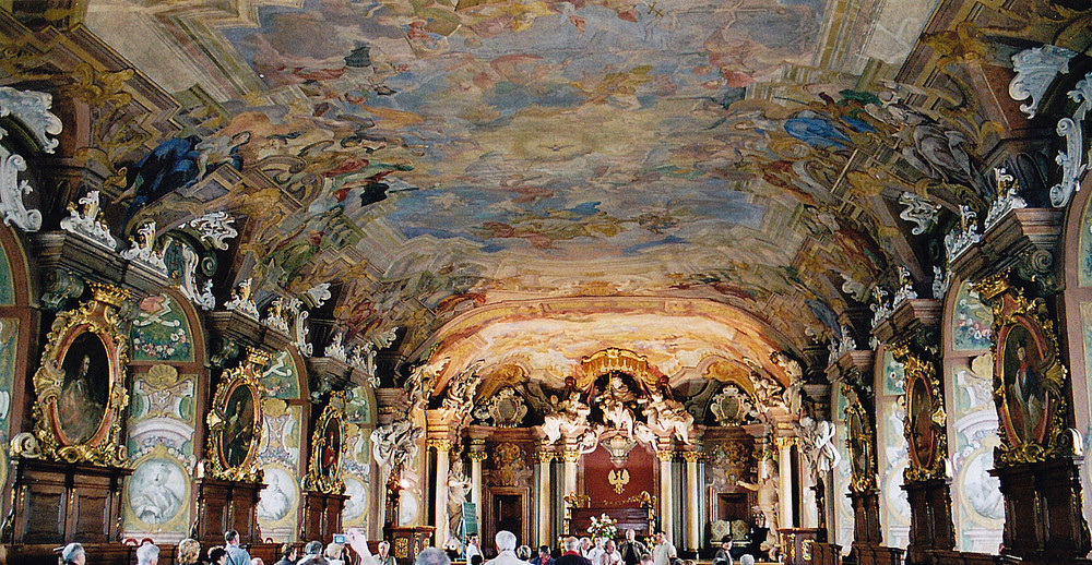 Historische Aula der Universität in Wrozlaw