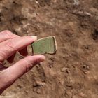 Historische Ausgrabung vom Archäologen in Spalt