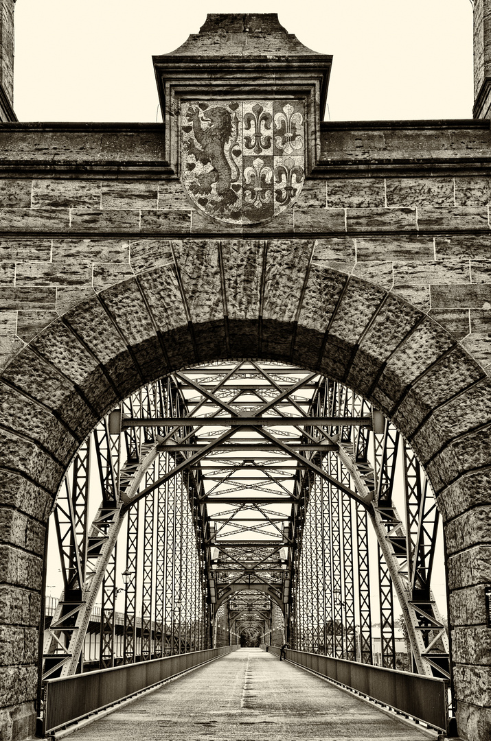 Historische Brücke in Hamburg