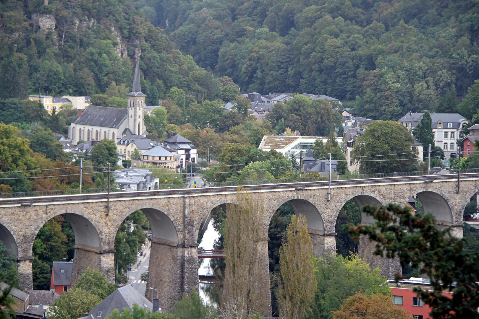 Historische Brücke in Luxemburg