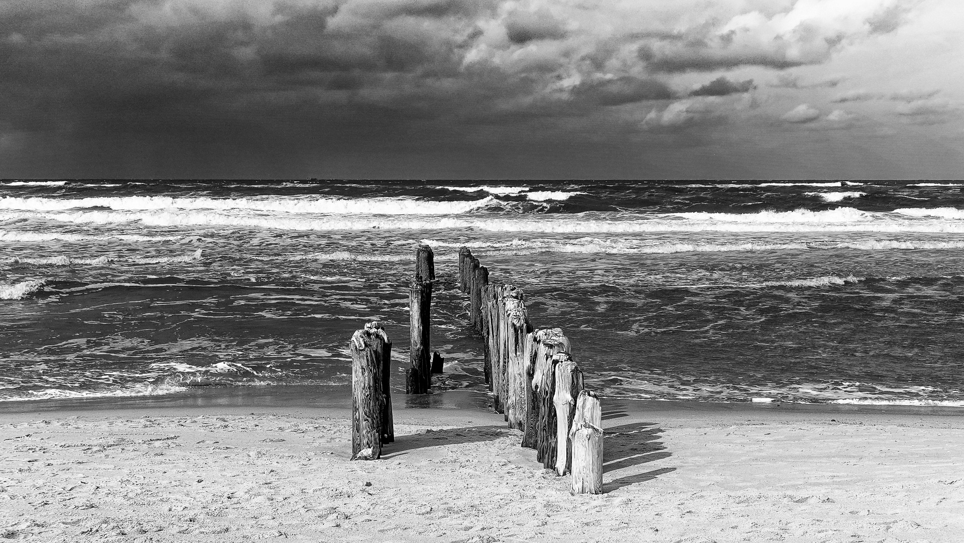 Historische Buhne auf Sylt (SW)