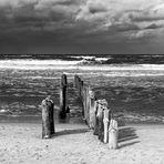 Historische Buhne auf Sylt (SW)