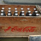 Historische Coca-Cola-Kiste
